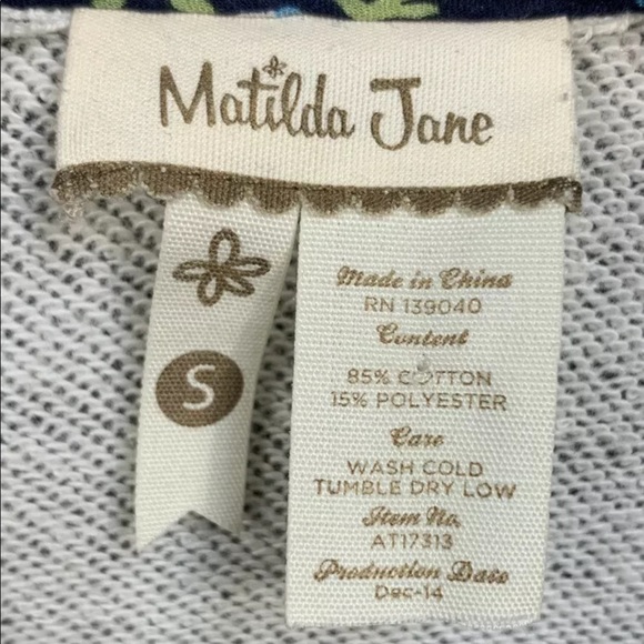 Matilda Jane Blazer Sweatshirt Jacket Women Small - Picture 3 of 7